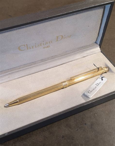 quanto costa penna stilografica d'oro christian dior di trenta anni|Genuine Vintage Christian Dior stilografica con pennino in oro .